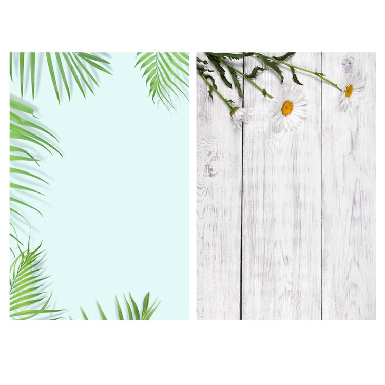 2 PCS 3D Stereoscopic Double-sided Photography Background Board(Daily Green Leaves) - Other by buy2fix | Online Shopping UK | buy2fix