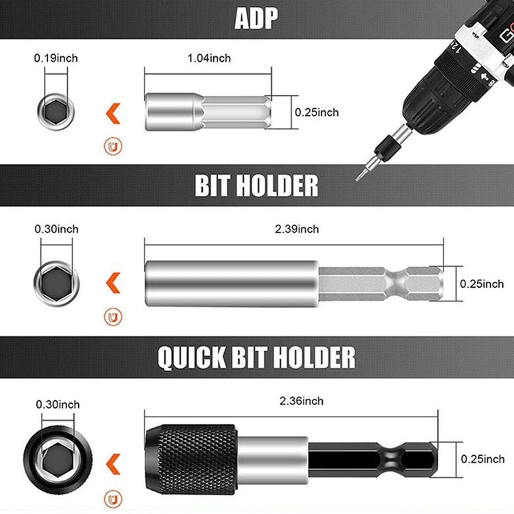 33 PCS / Set Broken Wire Extractor Set High-Speed Steel Damage Screw Disassembly Tool - Screws by buy2fix | Online Shopping UK | buy2fix
