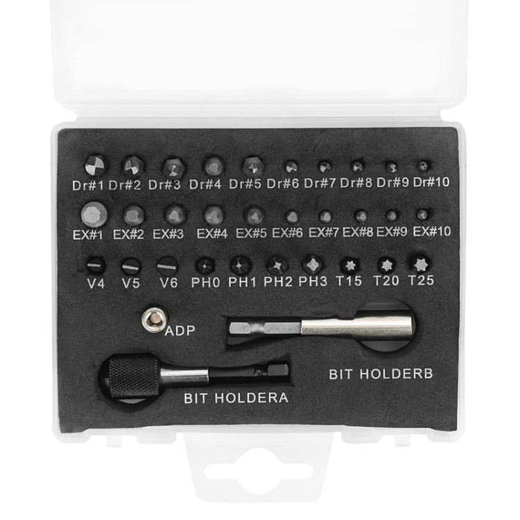 33 PCS / Set Broken Wire Extractor Set High-Speed Steel Damage Screw Disassembly Tool - Screws by buy2fix | Online Shopping UK | buy2fix