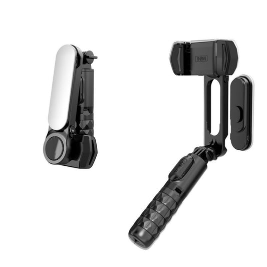 Removable Fill Light Phone Handheld Stabilizer with APP(Q09 Black) - Handheld Gimbals by buy2fix | Online Shopping UK | buy2fix