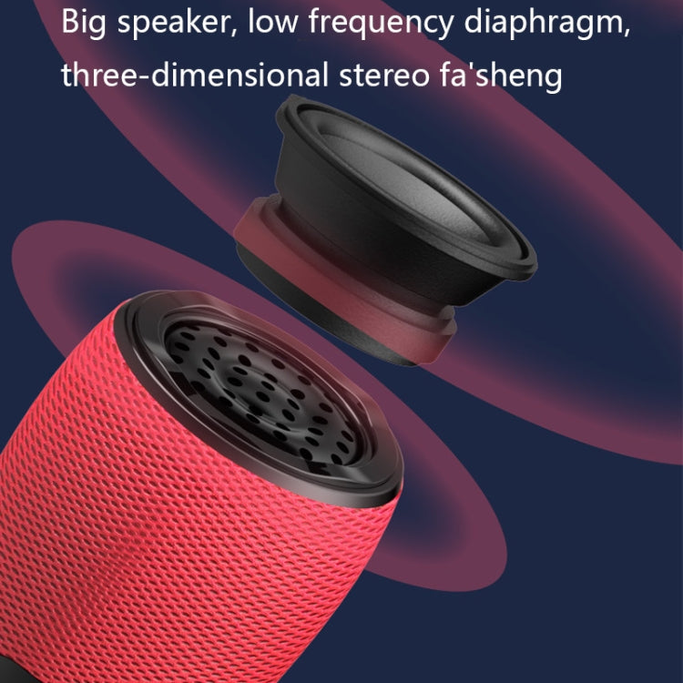WS898 Live Wireless Bluetooth Microphone with Audio Function(Pink) - Microphone by buy2fix | Online Shopping UK | buy2fix
