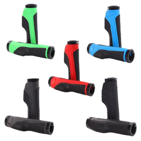 1 Pair Bicycle MTB Bike Handlebar Grips Rubber Anti-Slip Racing Bike Grip(Black) - Bicycle Grips by buy2fix | Online Shopping UK | buy2fix