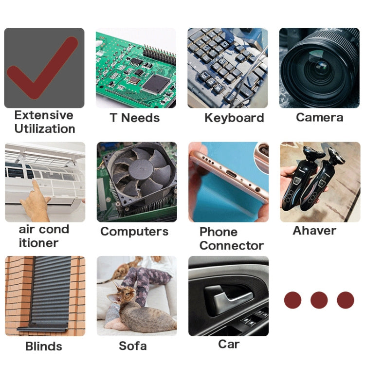 WD-1819 High Power USB Portable Computer Keyboard Duster, Battery Capacity: 10000mAh (Black) by buy2fix