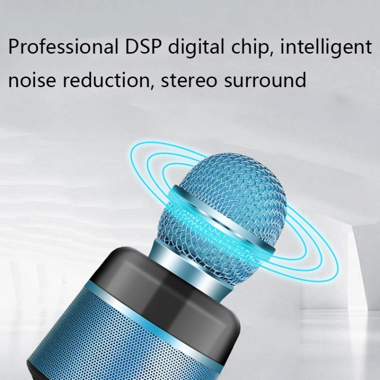Q008 Wireless Bluetooth Live Microphone(Blue) - Microphone by buy2fix | Online Shopping UK | buy2fix
