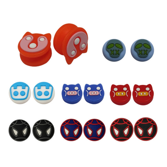 2 Sets ToyiLuya Rocker Protection Cap Left and Right Handle Silicone Caps for PS4/PS5(Set 6) by null