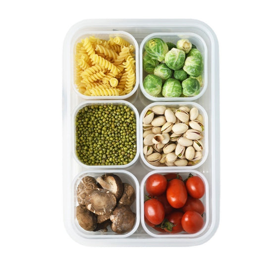 A2958 Chopped Onion Garlic Refrigerator Preservation Box with Lid, Specification: 6-pieces / Sets by buy2fix