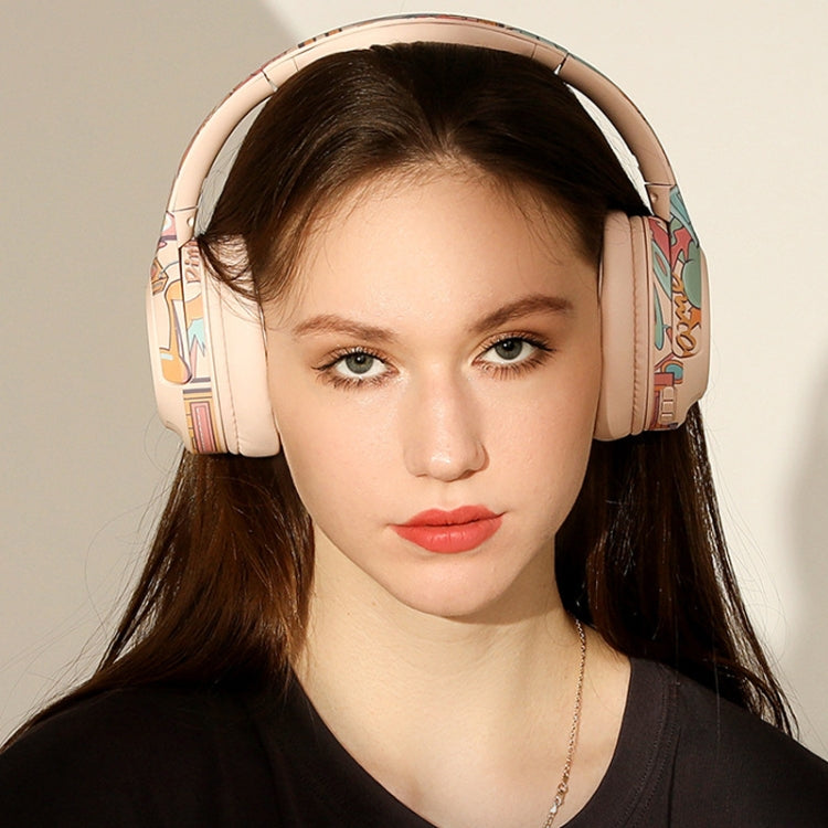EL-A2 Gaming Ambient Light Folding Wireless Bluetooth Headset(Red) - Headset & Headphone by buy2fix | Online Shopping UK | buy2fix