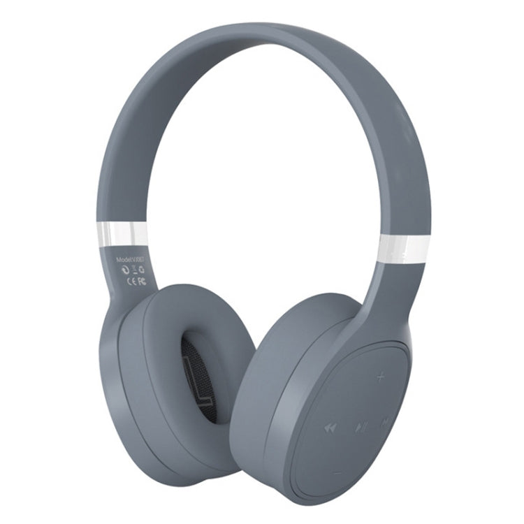 VJ087 Folding Wireless Sports Bluetooth Gaming Headset(Grey) - Headset & Headphone by buy2fix | Online Shopping UK | buy2fix
