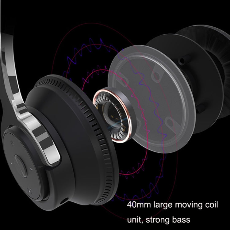 H2 Colorful Luminous Subwoofer Folding Retractable Card Wireless Bluetooth Headset(Red) - Headset & Headphone by buy2fix | Online Shopping UK | buy2fix