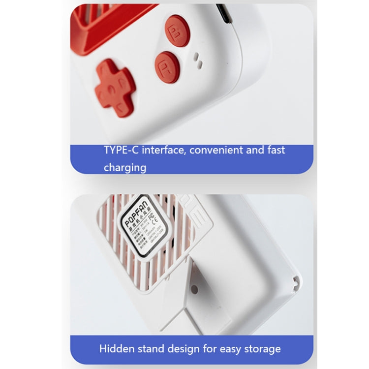PROFAN XH008 USB Hanging Game Console Shape Fan with Bracket, Style: Building Blocks (Blue) - Electric Fans by PROFAN | Online Shopping UK | buy2fix