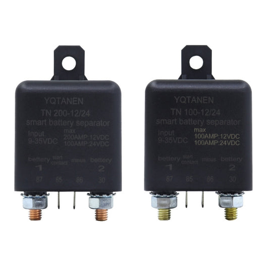YQTANEN Small Volume Wide Voltage Dual Battery Isolator, Current: 100A by buy2fix