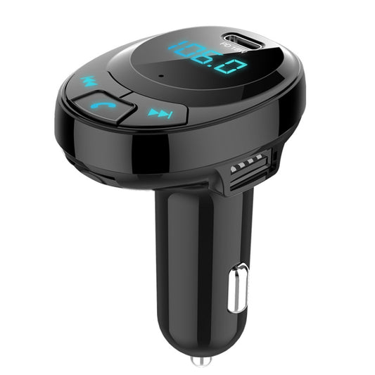 BT09 Car Bluetooth MP3 Digital Display Dual USB Charger(Black) - Bluetooth Car Kits by buy2fix | Online Shopping UK | buy2fix