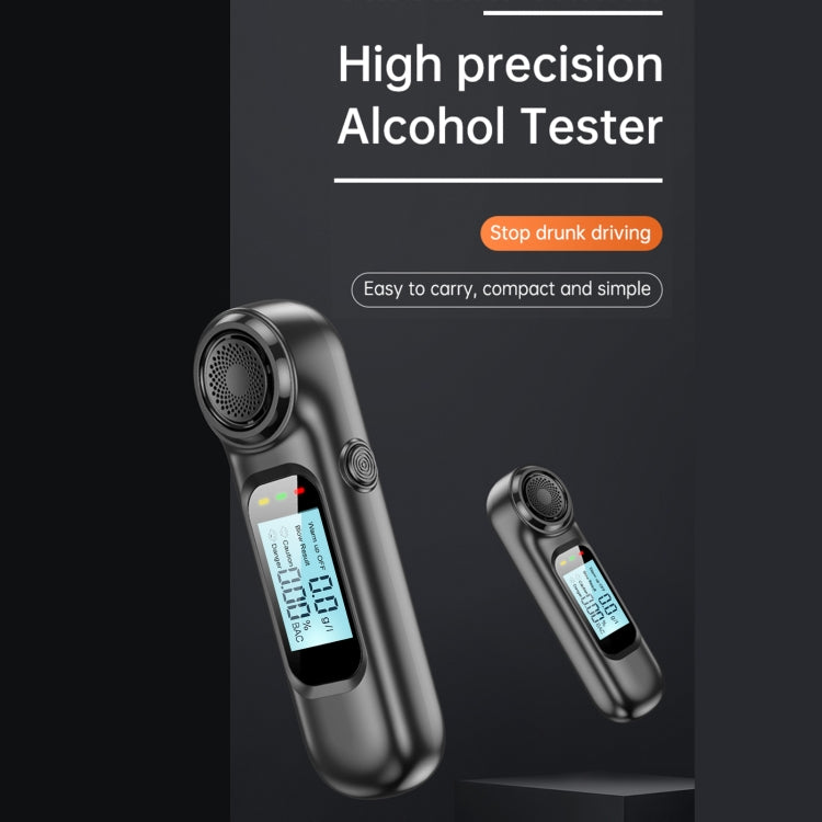 AM01 USB Rechageable Alcohol Tester Handheld Digital Alcohol Breath Tester(English Model) - Breath Alcohol Tester by buy2fix | Online Shopping UK | buy2fix