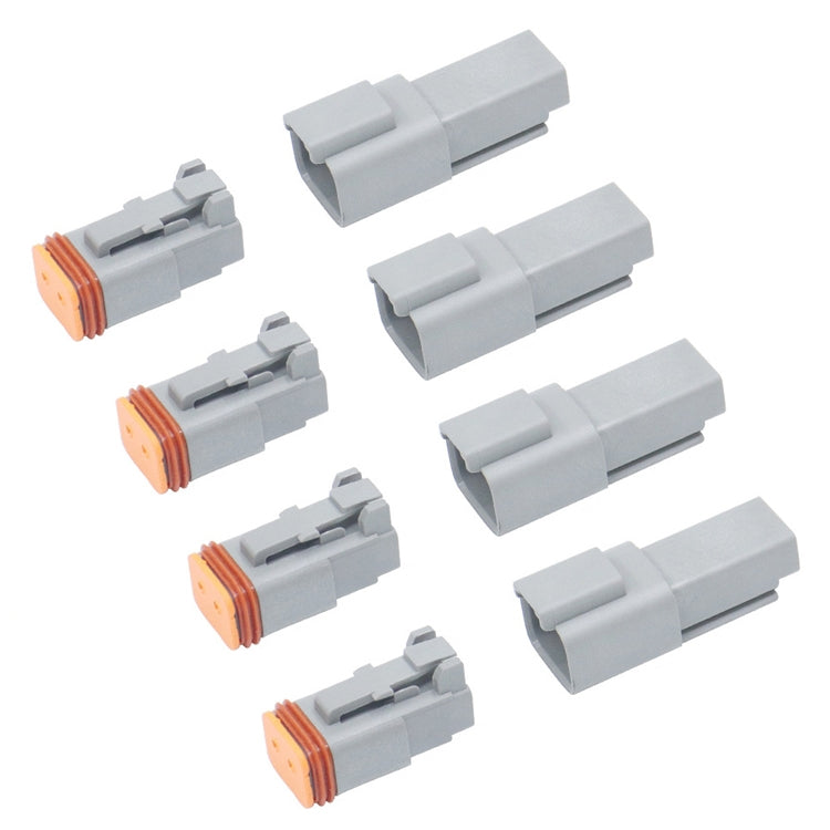 4 PCS DT04-2P / DT06-2S With Copper Car Waterproof Connector Conductive Connection Terminal - Booster Cable & Clip by buy2fix | Online Shopping UK | buy2fix