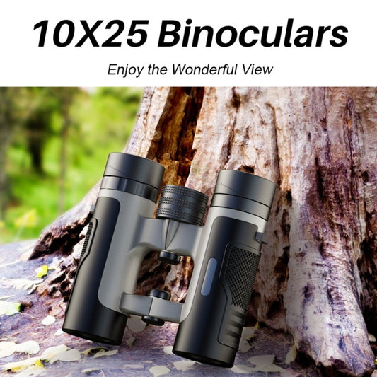 APEXEL 10 x 25 Binoculars BAK4 Prism Zoom Telescope for Bird-watching Hunting Hiking(Black) by APEXEL