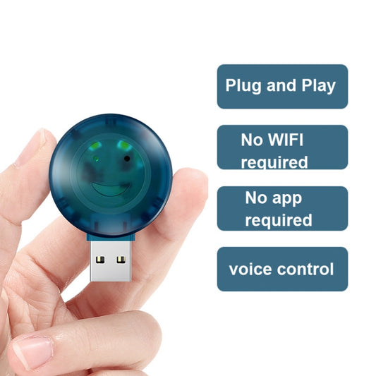 YCZ-008 USB Smart Voice Remote Control Air Conditioner Remote Control With Night Light by buy2fix