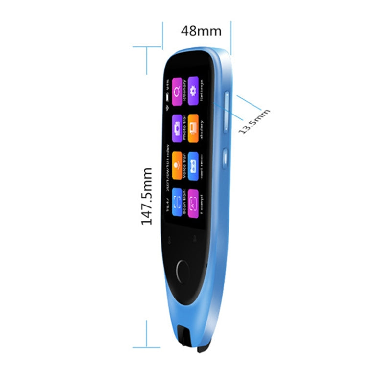 S50 Smart Text Scanning Translation Pen(Blue) - by buy2fix | Online Shopping UK | buy2fix