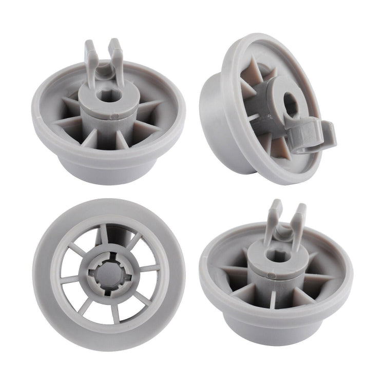 4 PCS Wheels for Bosch Siemens Neff 165314 Dishwasher Accessories(Light Grey) - Dishwasher Parts by buy2fix | Online Shopping UK | buy2fix