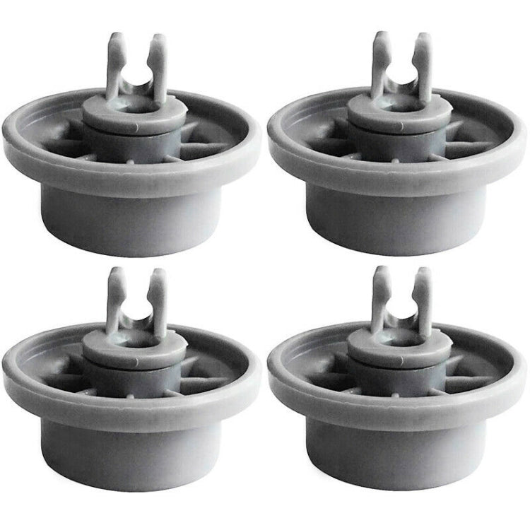 4 PCS Wheels for Bosch Siemens Neff 165314 Dishwasher Accessories(Light Grey) - Dishwasher Parts by buy2fix | Online Shopping UK | buy2fix