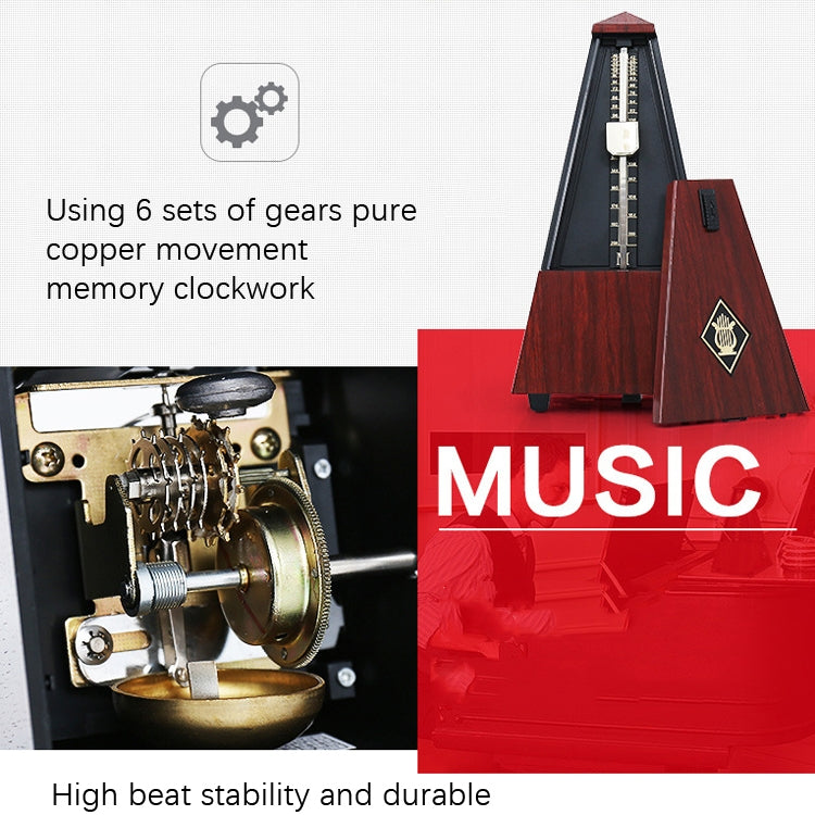 FRIEND Tower Mechanical Terrace Piano Guitar Violin Universal Rhythm Instrument(Tower Ebony Color) - String Instrument Accessories by buy2fix | Online Shopping UK | buy2fix