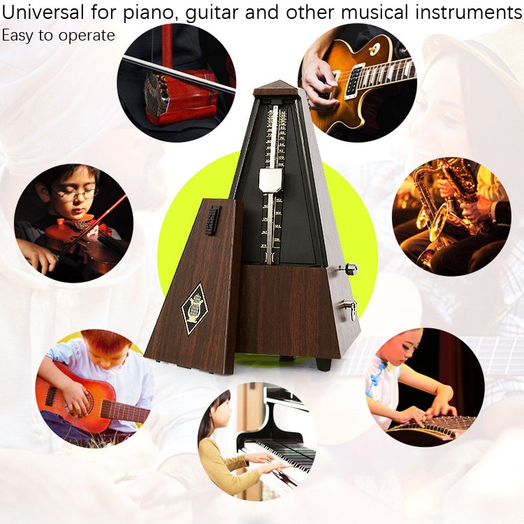 FRIEND Tower Mechanical Terrace Piano Guitar Violin Universal Rhythm Instrument(Tower Ebony Color) - String Instrument Accessories by buy2fix | Online Shopping UK | buy2fix