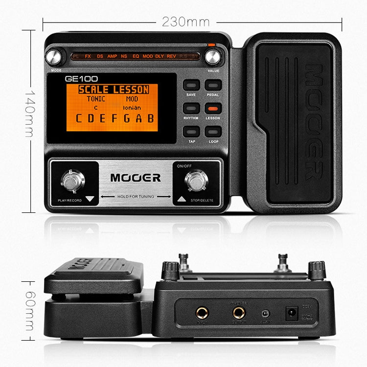 MOOER Electric Guitar Integrated Effect Recording 180s, CN Plug(GE100) - Guitar Tuner Accessories by buy2fix | Online Shopping UK | buy2fix
