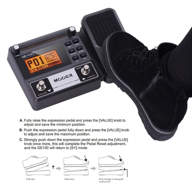MOOER Electric Guitar Integrated Effect Recording 180s, CN Plug(GE100) - Guitar Tuner Accessories by buy2fix | Online Shopping UK | buy2fix
