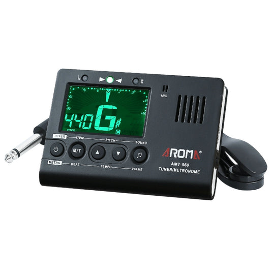 ROM Electronic Metronome Rhythm Acoustic Guitar Tuner(AMT-560) by buy2fix