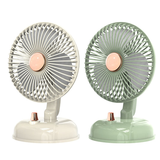 F10 Portable Quiet Desktop Retro Moving Head USB Fan(Bean Green) by buy2fix