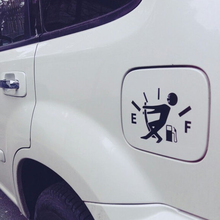 Pull Fuel Tank Pointer To Full Hellaflush Reflective Vinyl Car Sticker(Silver White) by buy2fix