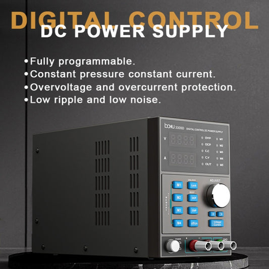 BAKU BA-3305D 5A/30V CNC DC High Power Supply(EU Plug) by BAKU