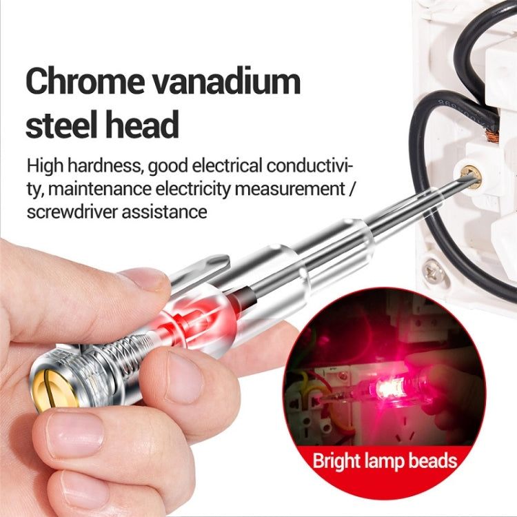 ANENG Multi-Function Induction High-Brightness Transparent Test Pen Screwdriver(B09) - Voltage Detector by ANENG | Online Shopping UK | buy2fix