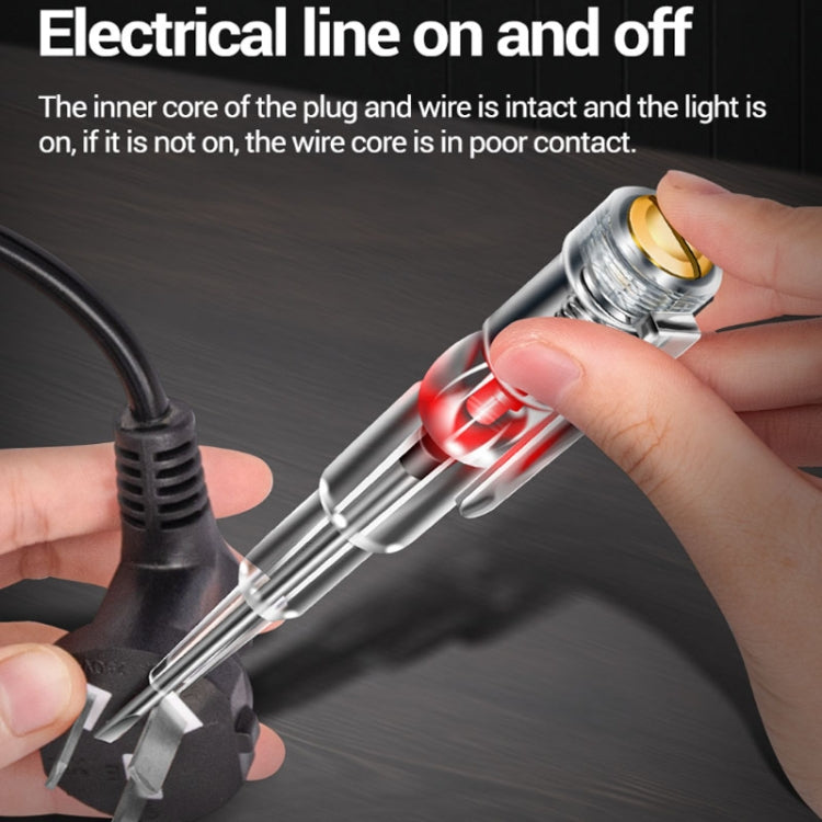 ANENG Multi-Function Induction High-Brightness Transparent Test Pen Screwdriver(B09) - Voltage Detector by ANENG | Online Shopping UK | buy2fix
