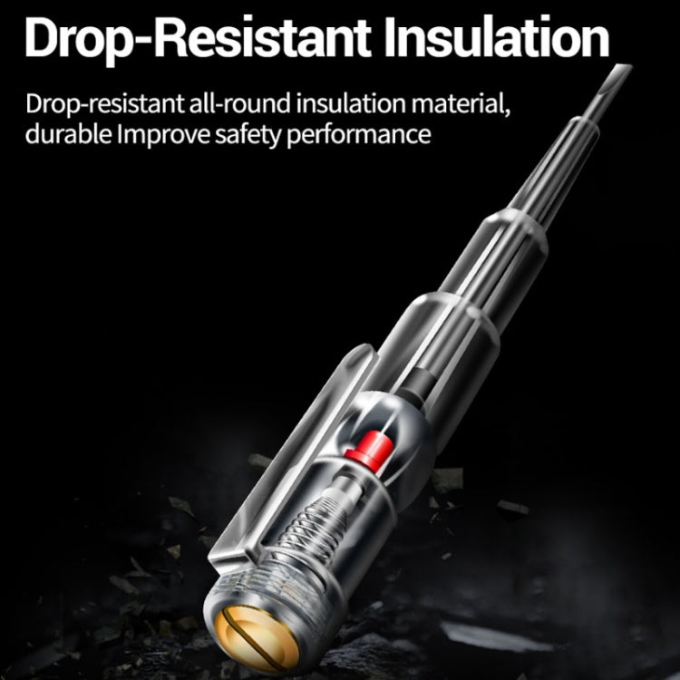ANENG Multi-Function Induction High-Brightness Transparent Test Pen Screwdriver(B09) - Voltage Detector by ANENG | Online Shopping UK | buy2fix