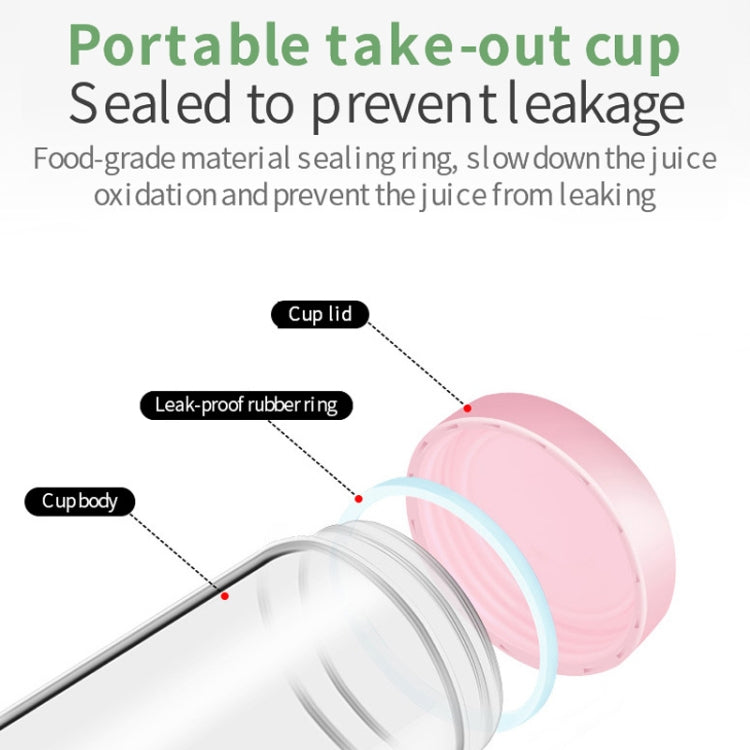 Household Fruit Juicer Portable Multi-Function Juice Cup(Ivory White) - Electric juicers by buy2fix | Online Shopping UK | buy2fix