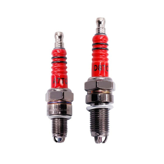 Motorcycle Spark Plug 125 150 Pedal Bend Beam Boost Car Universal(D8TC) by buy2fix