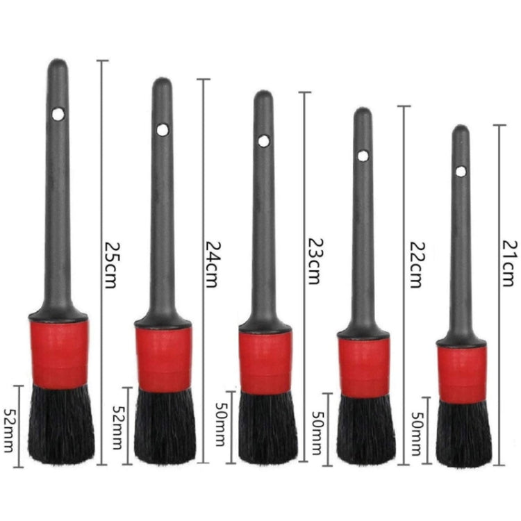 26 PCS / Set Car Beauty Car Wash Detail Brush Electric Drill Brush Outlet Brush(Red) - Car washing supplies by buy2fix | Online Shopping UK | buy2fix