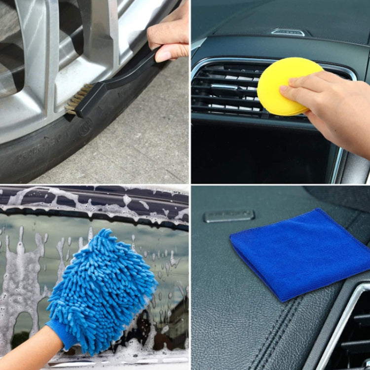 15 PCS / Set Car Cleaning Brush Wax Sponge Car Wash Tool Brush - Car washing supplies by buy2fix | Online Shopping UK | buy2fix