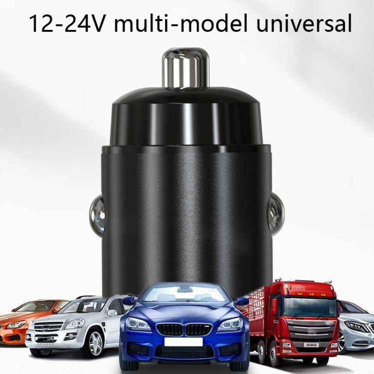 Car Fast Charge One Drag Two Cigarette Conversion Plugs, Model: PD+QC(Tarnish) by buy2fix