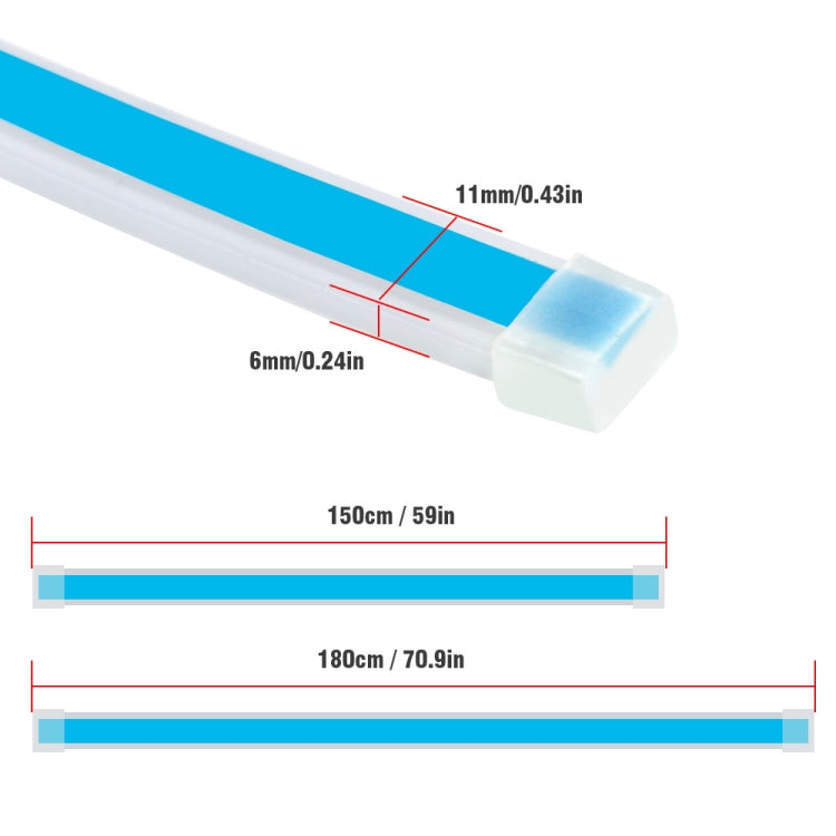 Car LED Streamer Decorative Hood Atmosphere Lights, Style: APP Colorful Light(1.8m) - Decorative Lights by buy2fix | Online Shopping UK | buy2fix
