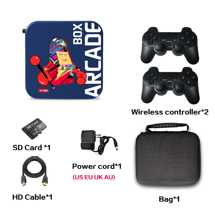 Arcade Box 256G Wireless Video Game Machine Box 4K HD Display For PS1/PSP/N64/DC, US Plug - Pocket Console by ANBERNIC | Online Shopping UK | buy2fix