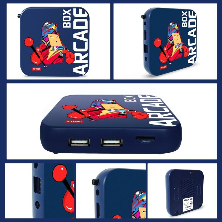 Arcade Box 256G Wireless Video Game Machine Box 4K HD Display For PS1/PSP/N64/DC, US Plug - Pocket Console by ANBERNIC | Online Shopping UK | buy2fix