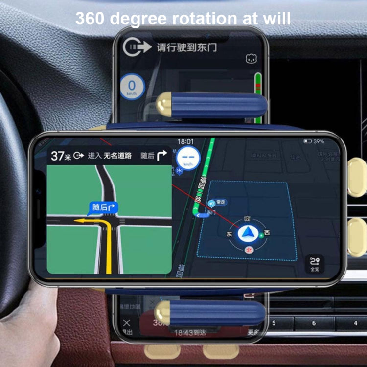 S18 15W Car Wireless Charger Phone Holder, Color: Blue by buy2fix