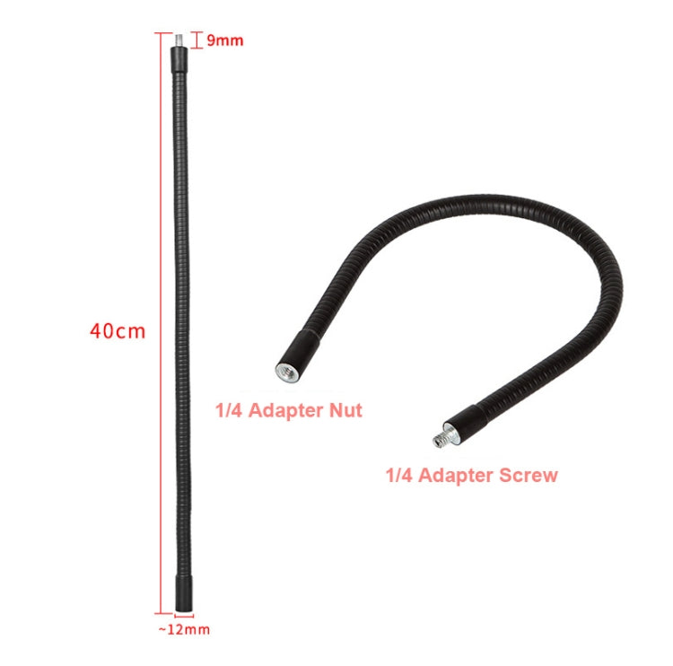 40cm Live Broadcast Bracket Extension Hose Tripod Accessories,Style: Hose + PTZ - Stand by buy2fix | Online Shopping UK | buy2fix