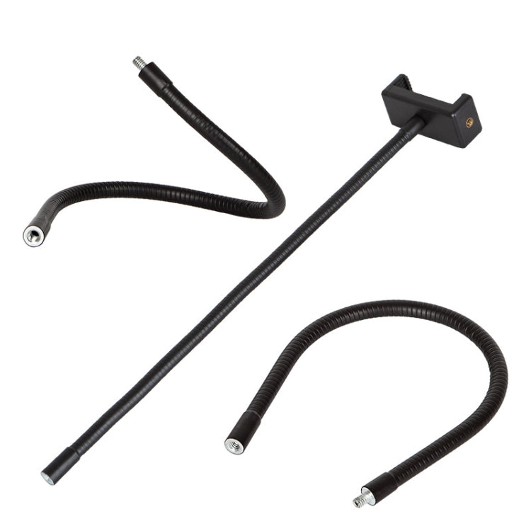 40cm Live Broadcast Bracket Extension Hose Tripod Accessories,Style: Hose+PTZ+Phone Clip - Stand by buy2fix | Online Shopping UK | buy2fix