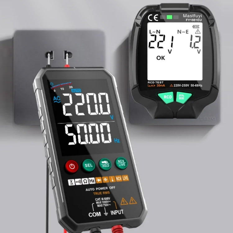 FUYI FY1881 High Precision Power Polarity Phase Socket Tester(UK Plug) - Current & Voltage Tester by FUYI | Online Shopping UK | buy2fix