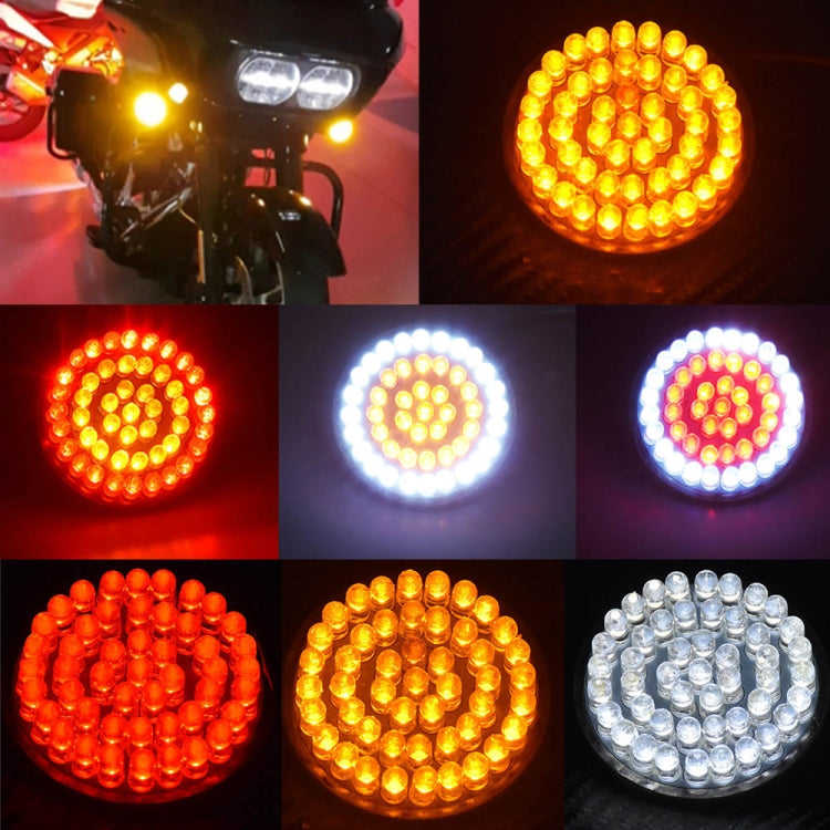 2 PCS Motorcycle LED Signal Steering Lamp For Dyna(Red Red Light 1157 Without Lampshade) by buy2fix