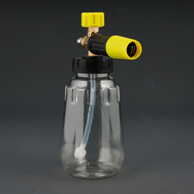 High Pressure Cleaning Machine 1/4 Quick Plug-In Joint Transparent Foam PA Pot(Foam Pot+Joint) - Car washing supplies by buy2fix | Online Shopping UK | buy2fix