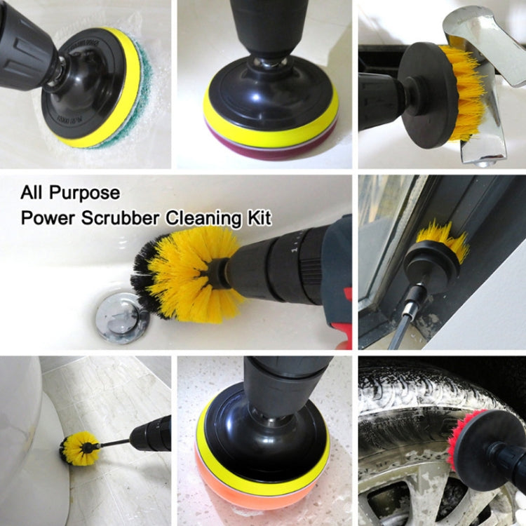 24 PCS / Set Universal Rod Cleaning Dust Removal Polishing Electric Drilling Brush Set - Car washing supplies by buy2fix | Online Shopping UK | buy2fix