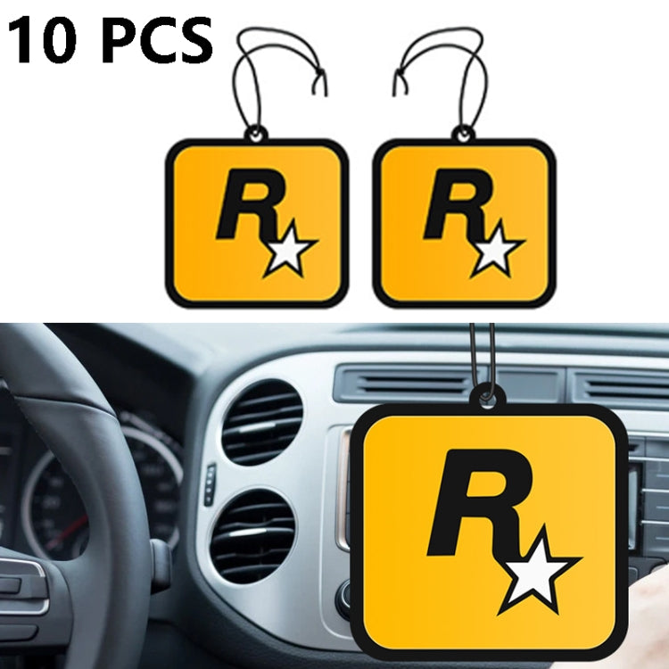 10 PCS Car Perfume Pendant Fragrance Decoration(R Star) - Air Freshener by buy2fix | Online Shopping UK | buy2fix